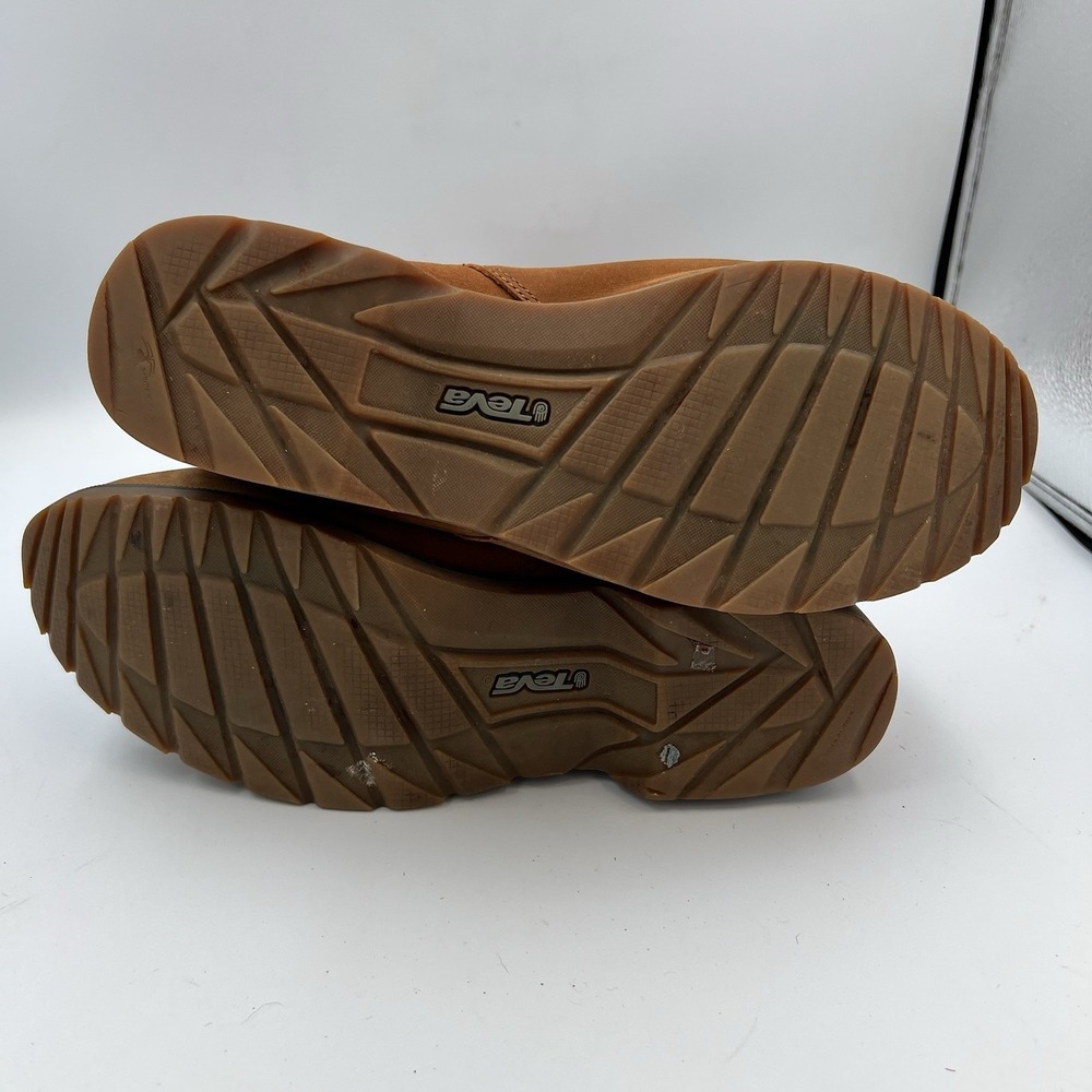 Teva De La Vina Tall Riding Boots Women's 9 Brown Leather Zip Waterproof 1003011 - Picture 11 of 11